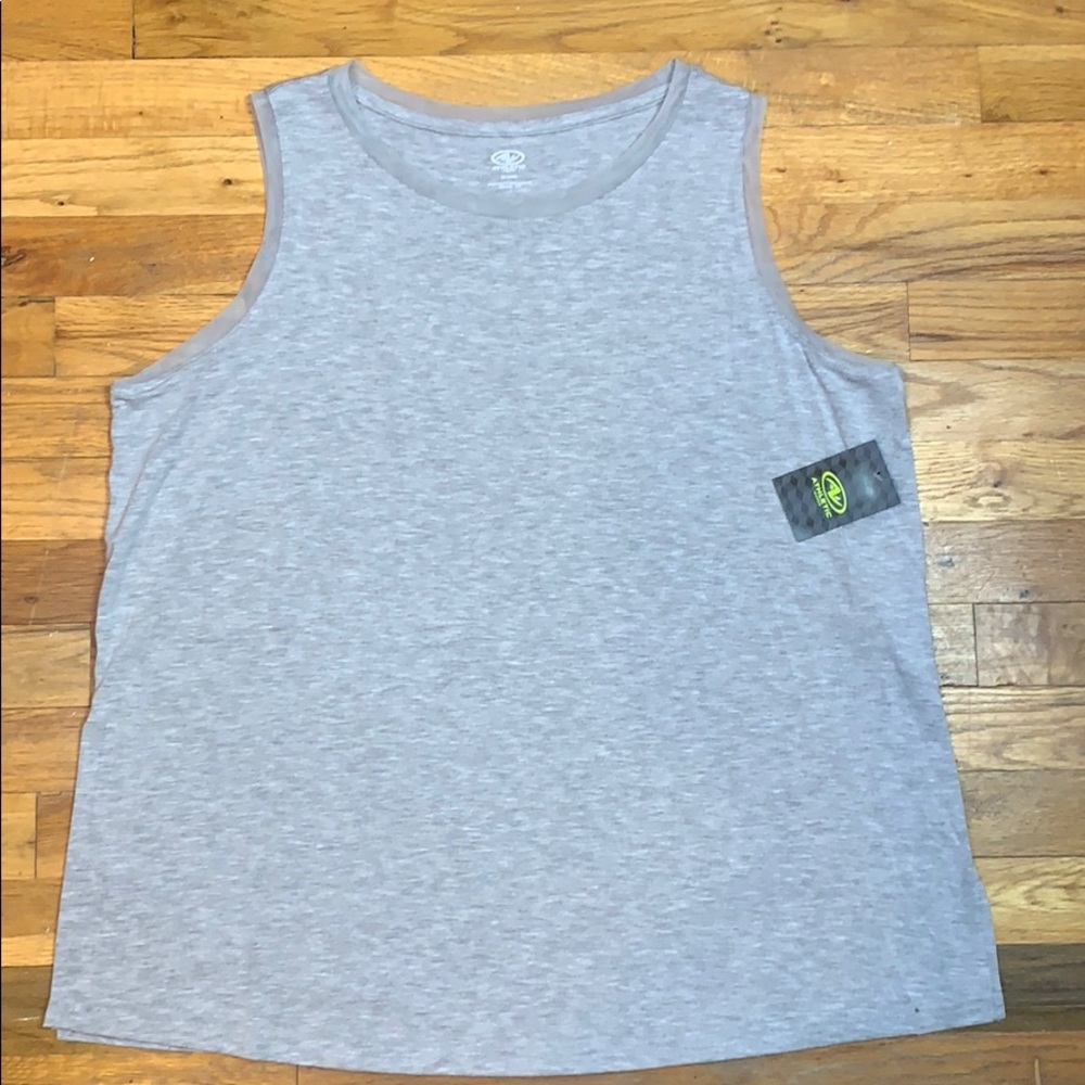NEW ATHLETIC WORKS Sleeveless Gray T-Shirt